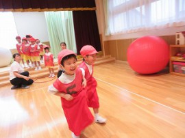 昨日と今日の様子😊