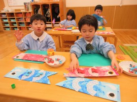 こいのぼり完成☆
