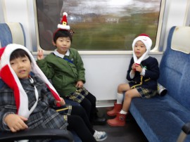 以上児サンタ列車🎅