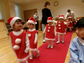 未満児さんリハーサル🎅