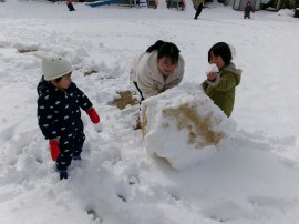 雪遊び🎵