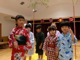夏祭りがありました！