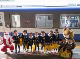サンタ列車♪
