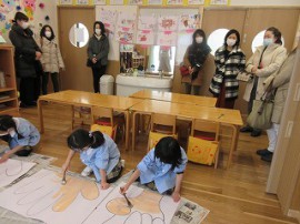 冬の参観日